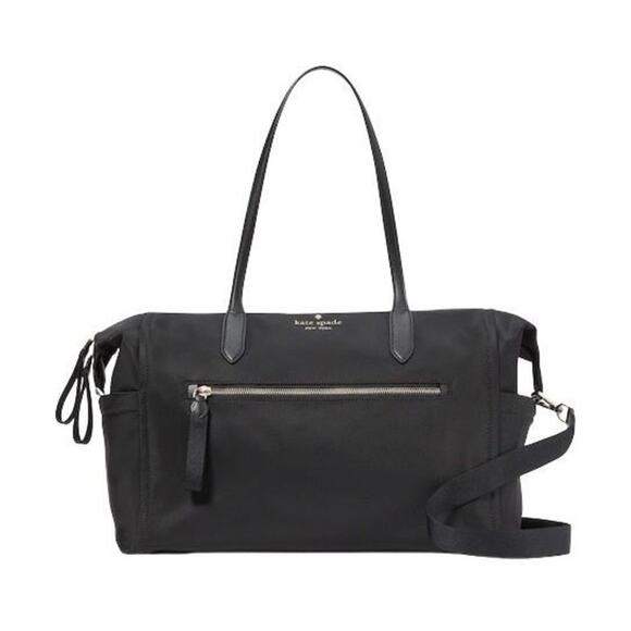 Kate Spade Chelsea Nylon Weekender in Black - Picture 1 of 16